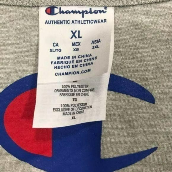 Champion Reversible Mesh Tank White and Gray, XL - Picture 5 of 5